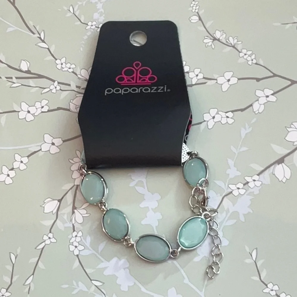 ❄️ Paparazzi | Blue and Silver Bohemian Bracelet Smooth Move